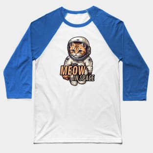 Astronaut cat Baseball T-Shirt